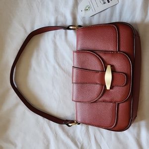 Time and Tru Hand Bag light red.